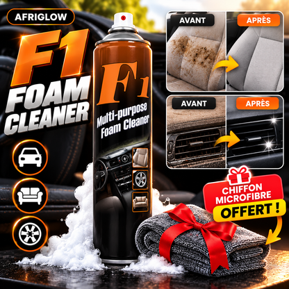 F1 Foam Cleaner™ – Nettoyant Mousse Multifonction Pour Intérieur Voiture