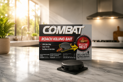 Combat™ – Appâts Anti-Cafards Professionnels (12 Pièges)