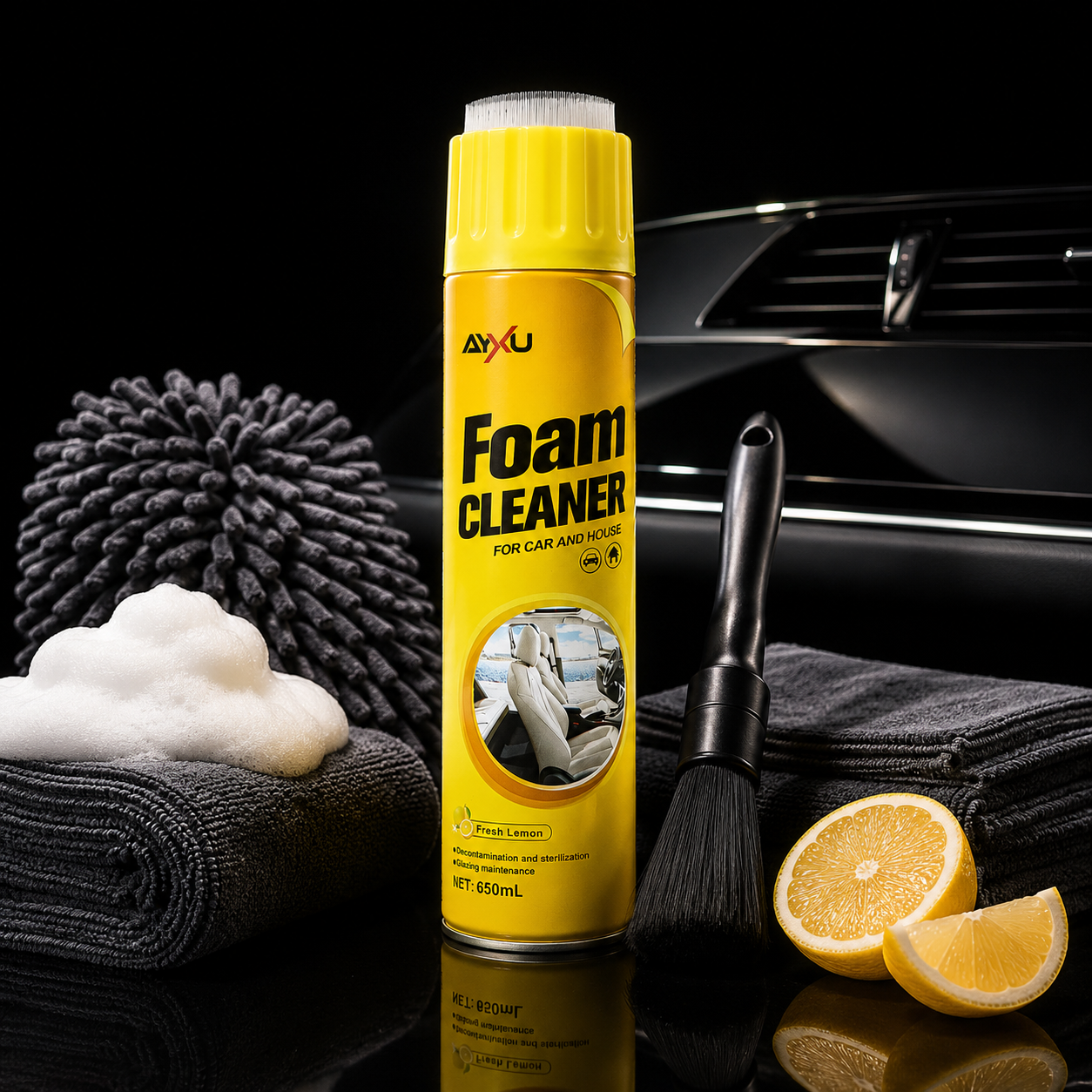 2.0 Foam Cleaner™ – Nettoyant Mousse Multifonction Pour Intérieur Voiture
