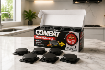Combat™ – Appâts Anti-Cafards Professionnels (12 Pièges)