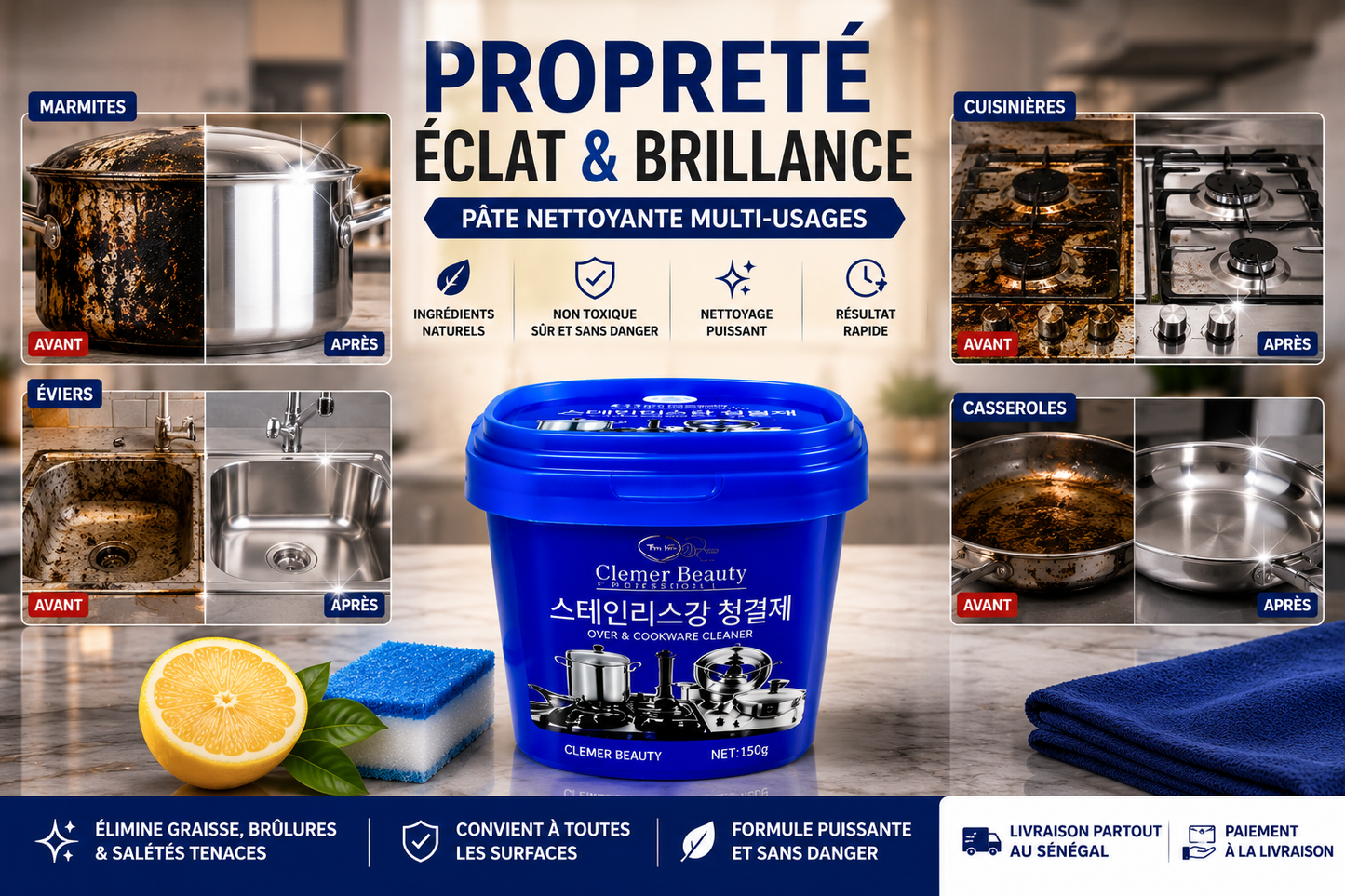 Pâte Nettoyante Multifonction Premium