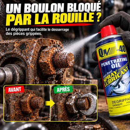 BS-40 Spray Dégrippant Multifonction 450 ml | Paiement à la Livraison 🔧