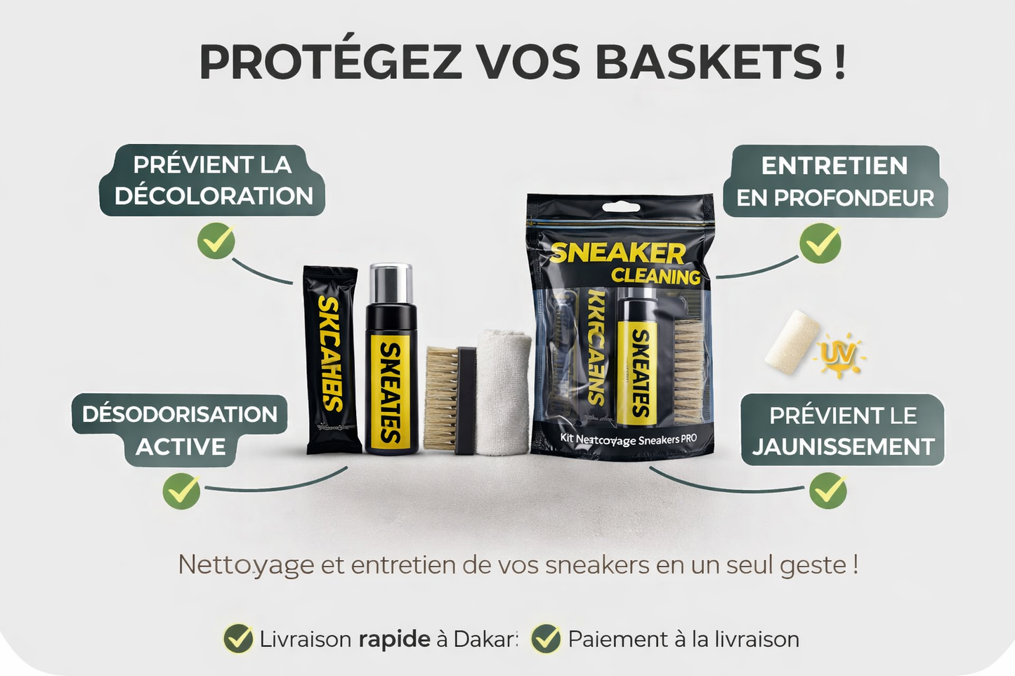 Kit Nettoyage Sneakers Pro – Des Sneakers Comme Neuves, Sans Effort