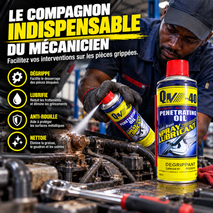 BS-40 Spray Dégrippant Multifonction 450 ml | Paiement à la Livraison 🔧